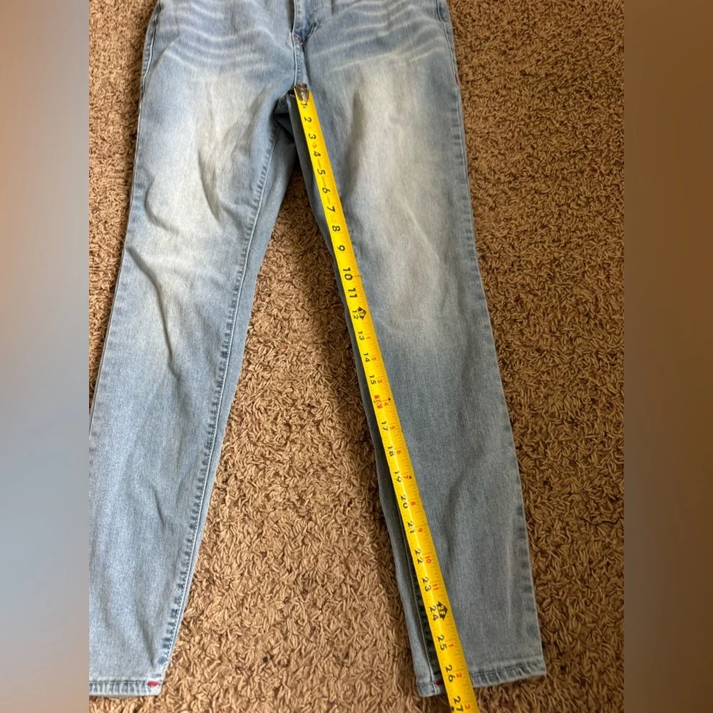 True Religion Halle High Rise Super Skinny Jeans Light Blue size 30 - Picture 4 of 14